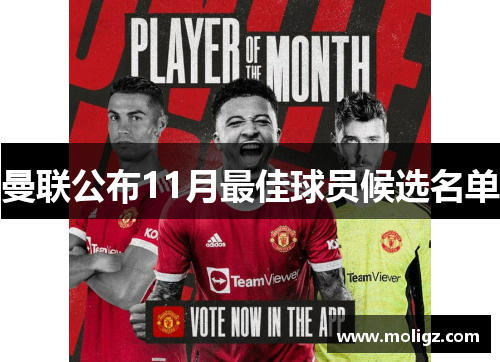 曼联公布11月最佳球员候选名单